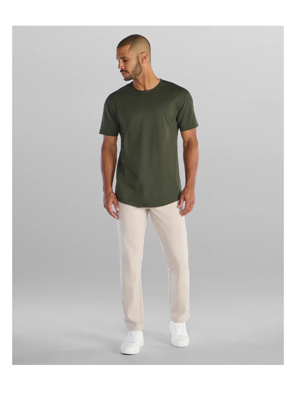 NWT - Men’s BYLT Drop-Cut Signature Tee in Forest - Size: Large